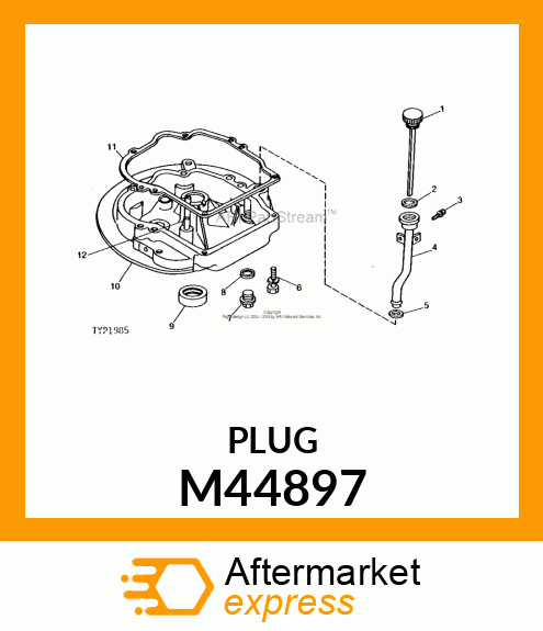 Drain Plug - OIL DRAIN PLUG (Part is Obsolete) M44897