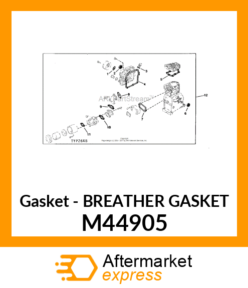 Gasket - BREATHER GASKET M44905