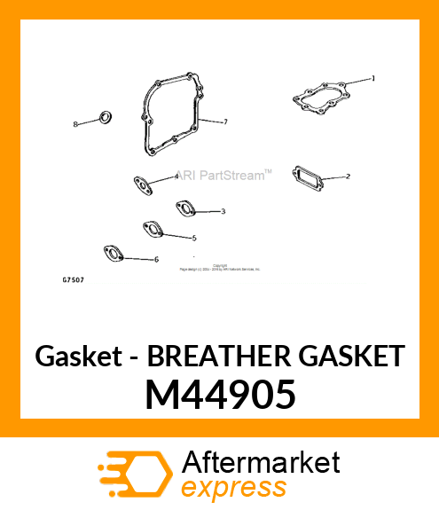 Gasket - BREATHER GASKET M44905