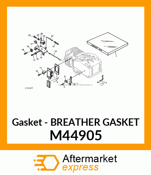 Gasket - BREATHER GASKET M44905