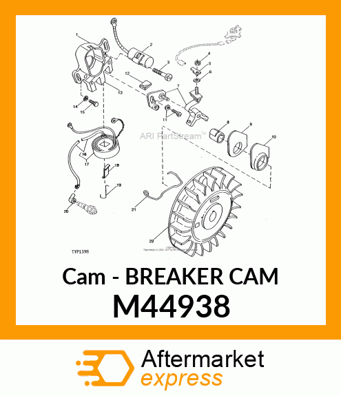 Cam - BREAKER CAM M44938