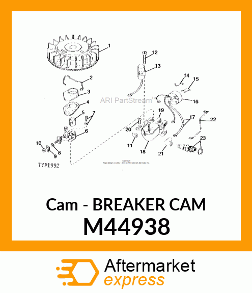 Cam - BREAKER CAM M44938