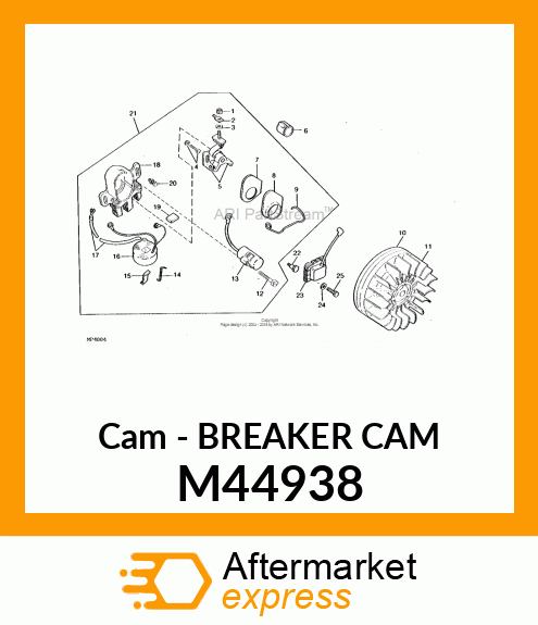 Cam - BREAKER CAM M44938