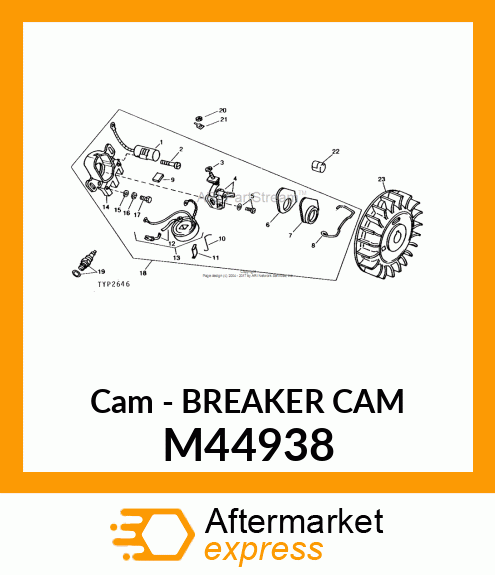 Cam - BREAKER CAM M44938