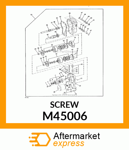 Screw - 12 POINT SCREW (Part is Obsolete) M45006