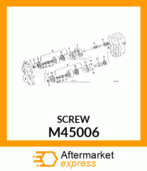 Screw - 12 POINT SCREW (Part is Obsolete) M45006