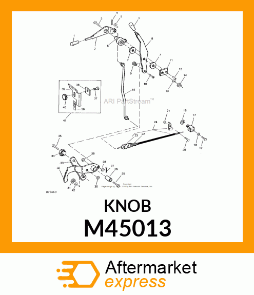 KNOB M45013