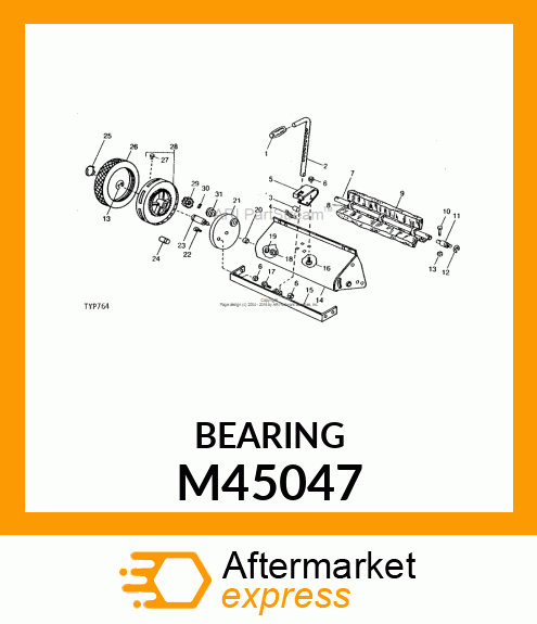 Bearing - BEARING M45047