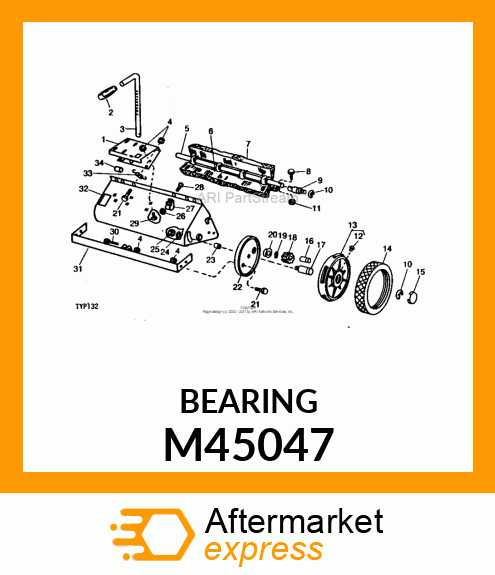 Bearing - BEARING M45047