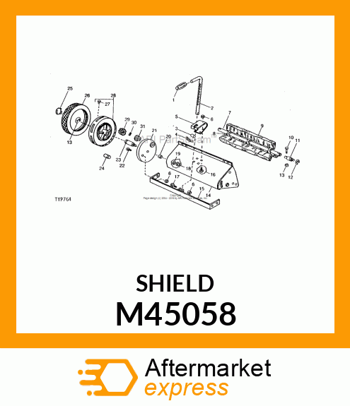 Shield - WHEEL SHIELD M45058