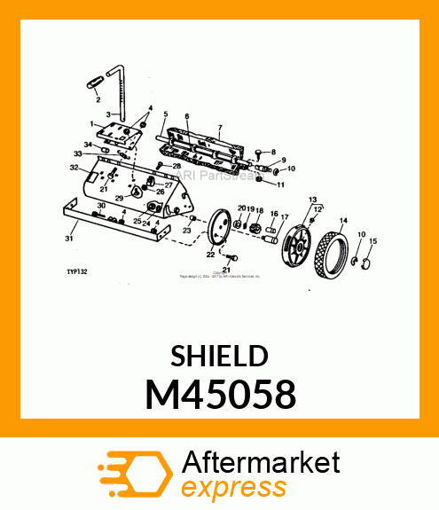 Shield - WHEEL SHIELD M45058