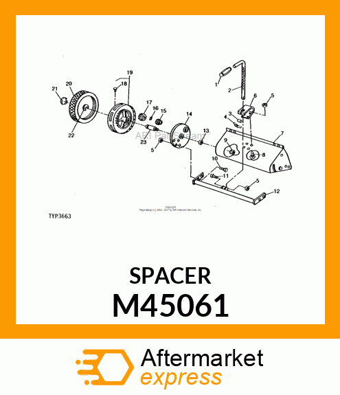 Roller - SPRING TUBE M45061