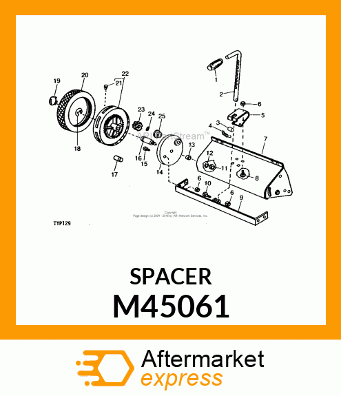 Roller - SPRING TUBE M45061