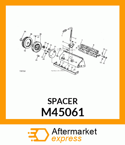 Roller - SPRING TUBE M45061