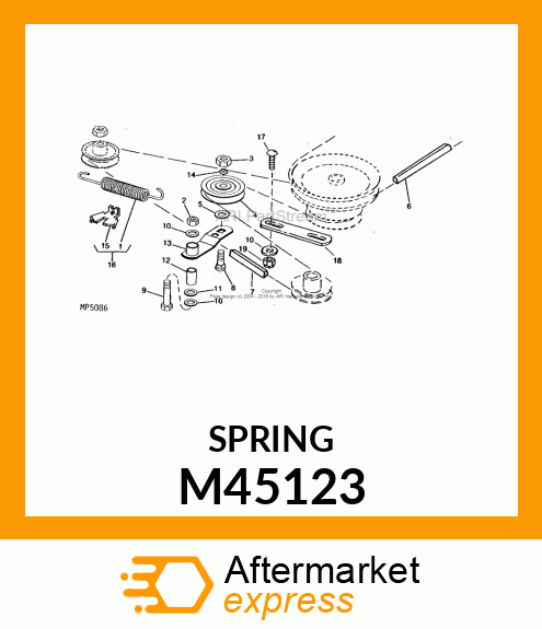 IDLER SPRING M45123