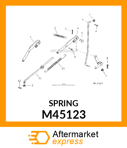 IDLER SPRING M45123