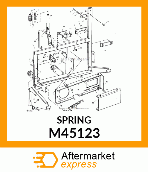 IDLER SPRING M45123