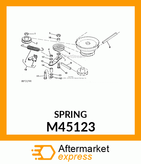 IDLER SPRING M45123