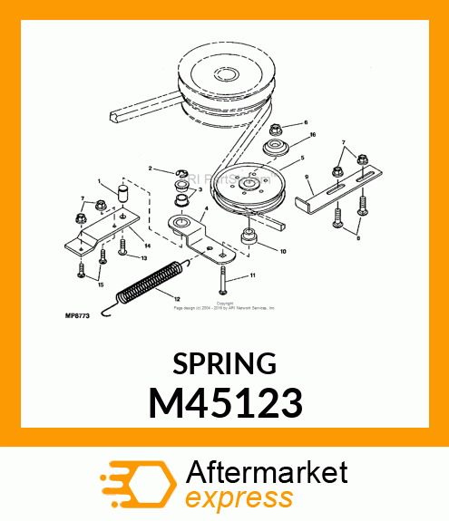 IDLER SPRING M45123