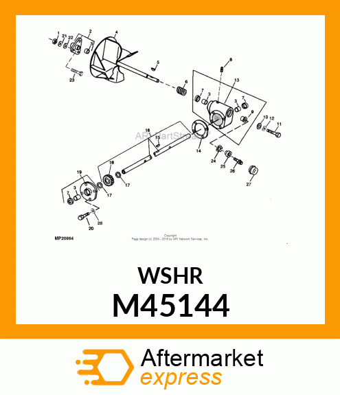 Thrust Washer - WASHER, THRUST M45144