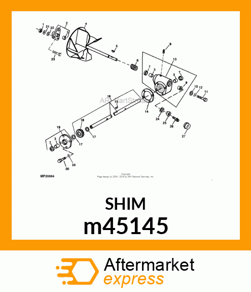 GEAR CASE GASKET m45145