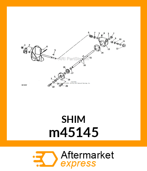 GEAR CASE GASKET m45145