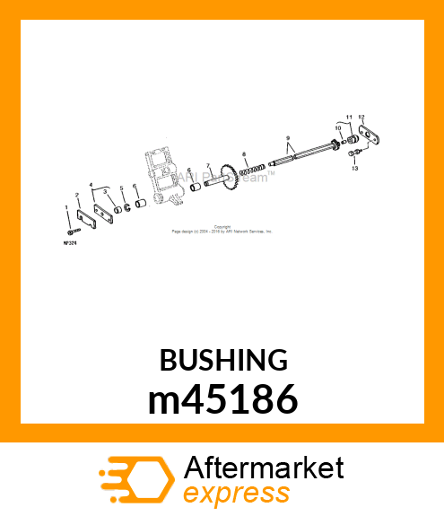 BEARING, PIVOT m45186