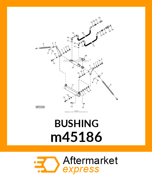 BEARING, PIVOT m45186