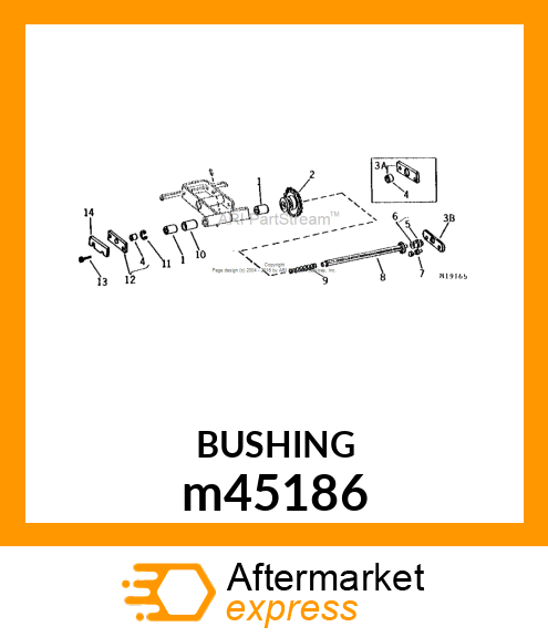 BEARING, PIVOT m45186