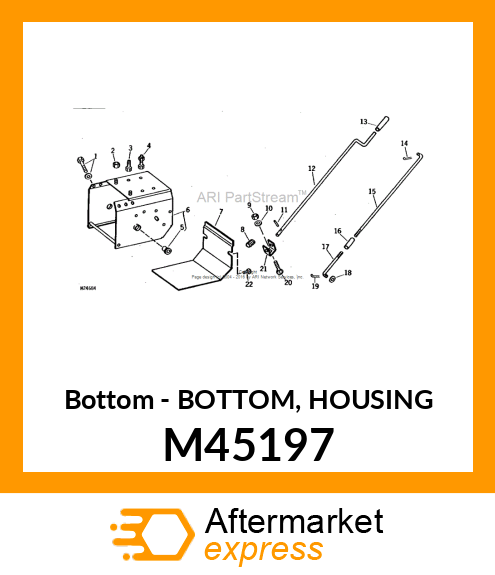 Bottom - BOTTOM, HOUSING M45197