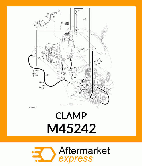 CLAMP HOSE M45242