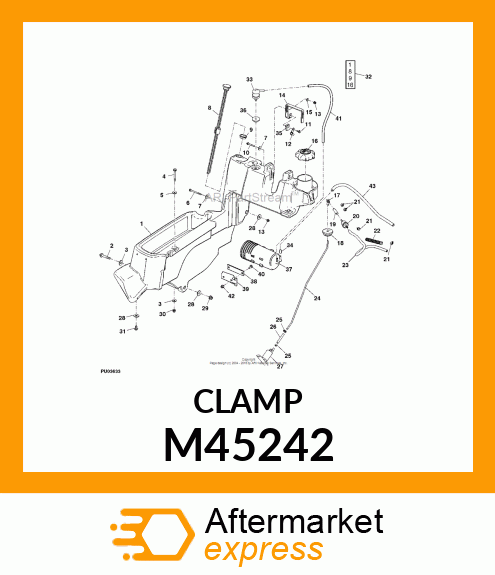 CLAMP HOSE M45242