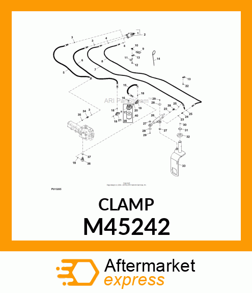 CLAMP HOSE M45242