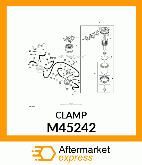 CLAMP HOSE M45242