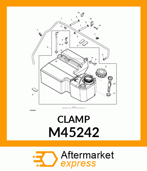 CLAMP HOSE M45242