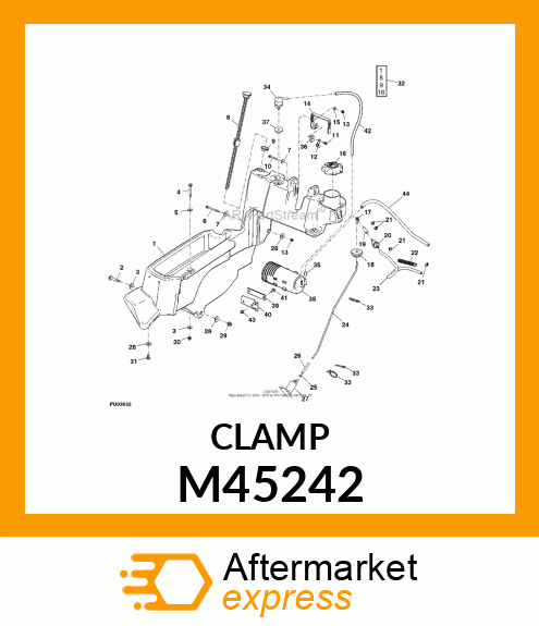 CLAMP HOSE M45242