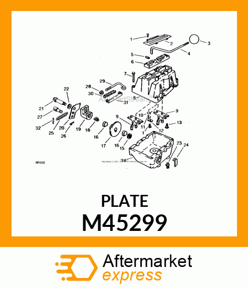 2PK Wear Plate M45299