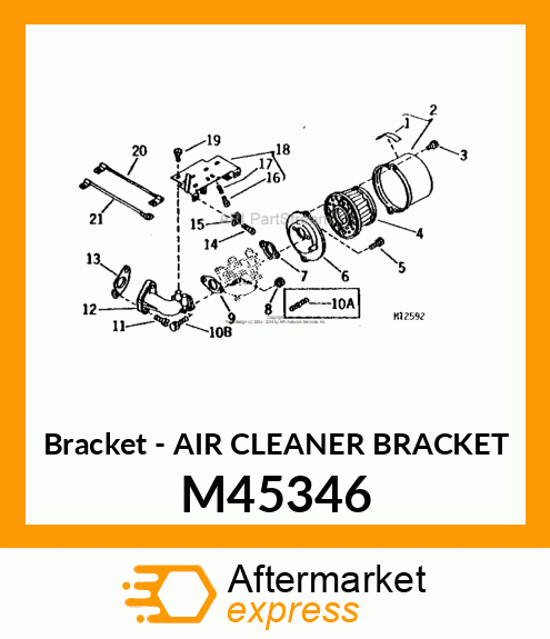 Bracket - AIR CLEANER BRACKET M45346