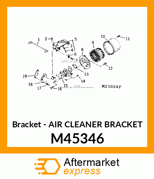 Bracket - AIR CLEANER BRACKET M45346