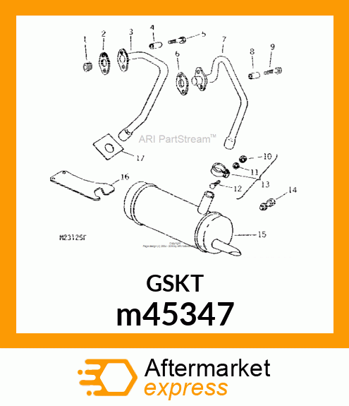 GASKET, MUFFLER FLANGE m45347