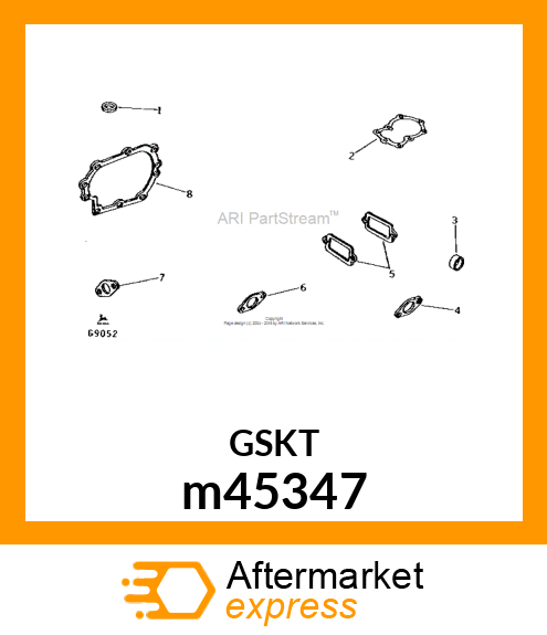 GASKET, MUFFLER FLANGE m45347