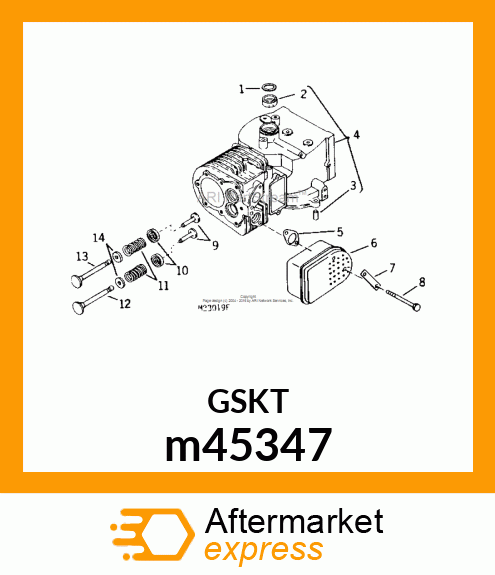 GASKET, MUFFLER FLANGE m45347