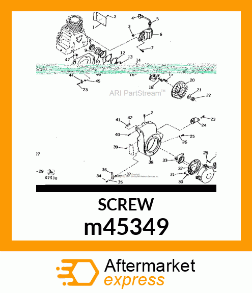 SCREW, MACHINE, SLOTTED PAN HEAD m45349