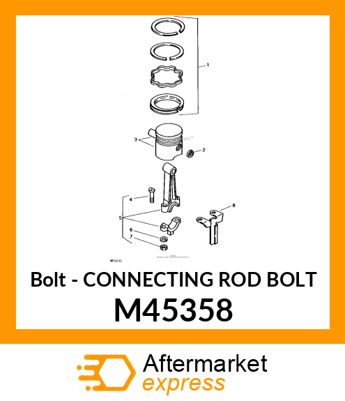 Bolt - CONNECTING ROD BOLT M45358