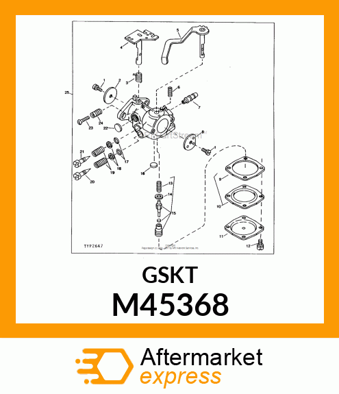 Gasket - DIAPHRAGM GASKET M45368