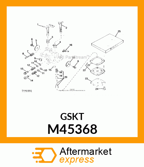 Gasket - DIAPHRAGM GASKET M45368