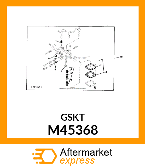 Gasket - DIAPHRAGM GASKET M45368