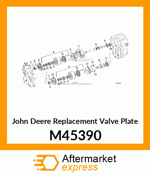 Plate - PUMP VALVE PLATE M45390