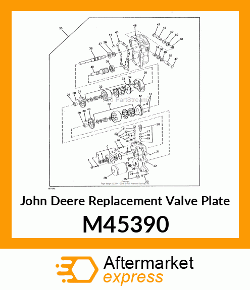 Plate - PUMP VALVE PLATE M45390