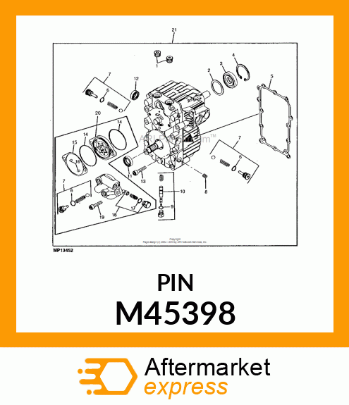 Pin Fastener M45398